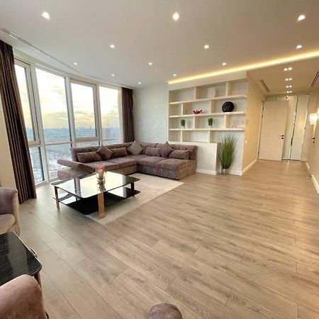 Vip Apartment 120M2 With Panoramic Windows, 22 Floor. Obolon 基輔 外观 照片