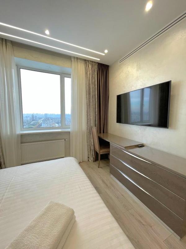 Vip Apartment 120M2 With Panoramic Windows, 22 Floor. Obolon 基輔 外观 照片